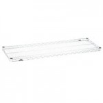 Metro AW21C Super Erecta Chrome Single Level Post-Type Wall Mount Mid Unit for 14