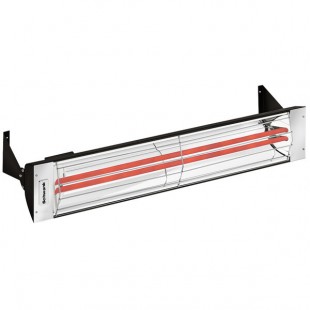 Schwank ES-5039-20 2 Stage Electric Black Indoor/Outdoor Patio Heater - 208V, 5000W