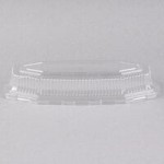 Fineline Flairware 215-BK 15 oz. Black Plastic Oval Bowl / Serving Boat - 300/Case Fineline Flairware 215-BK 15 oz. Black Plastic Oval Bowl / Serving Boat - 300/Case