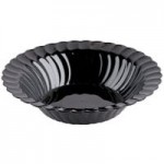 Fineline Flairware 215-BK 15 oz. Black Plastic Oval Bowl / Serving Boat - 300/Case Fineline Flairware 215-BK 15 oz. Black Plastic Oval Bowl / Serving Boat - 300/Case