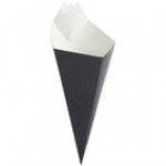 Carnival King 15 oz. White Square Cardboard Fry Cone - 500/Case