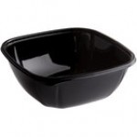 Fineline 15048M-CL Super Bowl Plus 48 oz. Clear Square PET Plastic Bowl - 300/Case Fineline 15048M-CL Super Bowl Plus 48 oz. Clear Square PET Plastic Bowl - 300/Case