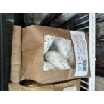 Choice 2 lb. Brown Kraft Customizable Paper Cookie / Coffee / Donut Bag with Window and Tin Tie Closure - 50/Pack