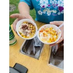 Dart 6SJ12 6 oz. White Customizable Foam Food Container - 1,000/Case