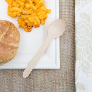Eco-gecko Heavy Weight Disposable Wooden Spoon - 6,000/Case Eco-gecko Heavy Weight Disposable Wooden Spoon - 6,000/Case