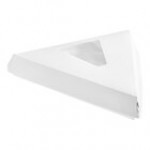 Choice Kraft Clay-Coated Clamshell Pizza Slice Box with Window - 400/Case Choice Kraft Clay-Coated Clamshell Pizza Slice Box with Window - 400/Case
