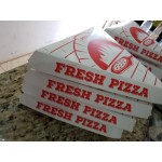 Choice Kraft Clay-Coated Clamshell Pizza Slice Box with Window - 400/Case Choice Kraft Clay-Coated Clamshell Pizza Slice Box with Window - 400/Case