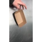 Bagcraft Packaging 300695 1/2 lb. EcoCraft Grease-Proof Natural Kraft Food Tray - 1,000/Case Bagcraft Packaging 300695 1/2 lb. EcoCraft Grease-Proof Natural Kraft Food Tray - 1,000/Case