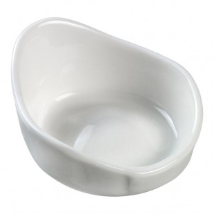 Solia Pasta Tortellini 0.5 oz. White Porcelain Mini Dish - 192/Case Solia Pasta Tortellini 0.5 oz. White Porcelain Mini Dish - 192/Case