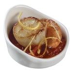 Solia Pasta Tortellini 0.5 oz. White Porcelain Mini Dish - 192/Case Solia Pasta Tortellini 0.5 oz. White Porcelain Mini Dish - 192/Case