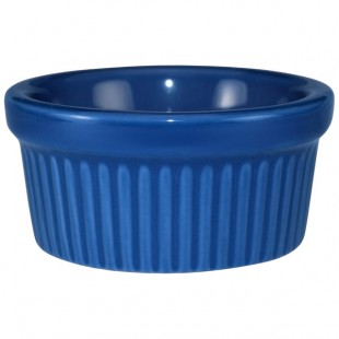 International Tableware Cancun 4 oz. Light Blue Stoneware Fluted Ramekin - 36/Case International Tableware Cancun 4 oz. Light Blue Stoneware Fluted Ramekin - 36/Case