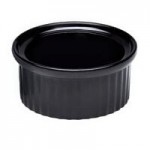 Elite Global Solutions R6SM Melamine Ramekins 6 oz. Black Round Melamine Ramekin - 6/Case Elite Global Solutions R6SM Melamine Ramekins 6 oz. Black Round Melamine Ramekin - 6/Case