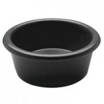 Elite Global Solutions R6SM Melamine Ramekins 6 oz. Black Round Melamine Ramekin - 6/Case Elite Global Solutions R6SM Melamine Ramekins 6 oz. Black Round Melamine Ramekin - 6/Case