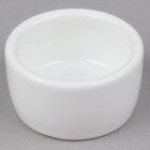 Tuxton BPX-0203 2 oz. Porcelain White Smooth China Pipkin Ramekin - 48/Case