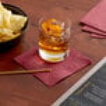 Choice Burgundy 2-Ply Customizable Beverage / Cocktail Napkin - 1,000/Case