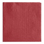 Choice Burgundy 2-Ply Customizable Beverage / Cocktail Napkin - 1,000/Case