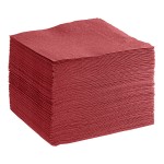 Choice Burgundy 2-Ply Customizable Beverage / Cocktail Napkin - 1,000/Case