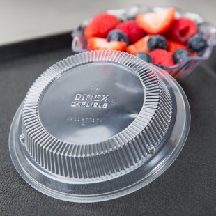 Dinex DX11870174 Clear Dome Disposable Lid for Dinex DXSWC6 6 oz. Clear Tulip Bowls, Dinex DXSWC8 8 oz. Clear Tulip Bowls, Carlisle 4531 5 oz. Tulip Dish, and Carlisle 4535 8 oz. Clear Tulip Bowls - 1,000/Case Dinex DX11870174 Clear Dome Disposable Lid for Dinex DXSWC6 6 oz. Clear Tulip Bowls, Dinex DXSWC8 8 oz. Clear Tulip Bowls, Carlisle 4531 5 oz. Tulip Dish, and Carlisle 4535 8 oz. Clear Tulip Bowls - 1,000/Case