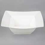 10 Strawberry Street WTR-10SQRBWL Whittier 1.06 Qt. White Square Porcelain Rim Bowl - 12/Case 10 Strawberry Street WTR-10SQRBWL Whittier 1.06 Qt. White Square Porcelain Rim Bowl - 12/Case
