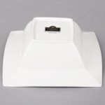 10 Strawberry Street WTR-10SQRBWL Whittier 1.06 Qt. White Square Porcelain Rim Bowl - 12/Case 10 Strawberry Street WTR-10SQRBWL Whittier 1.06 Qt. White Square Porcelain Rim Bowl - 12/Case