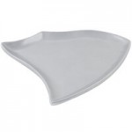 Bon Chef 70050PWHT Futura 10 Qt. White Sandstone Finish Cast Aluminum Casserole Dish