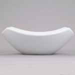 American Metalcraft Prestige SQND11 2.4 Qt. Square Stoneware Bowl