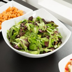 American Metalcraft Prestige SQND15 6.5 Qt. Square Stoneware Bowl American Metalcraft Prestige SQND15 6.5 Qt. Square Stoneware Bowl
