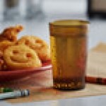 GET 6605-1-A 5 oz. Amber Customizable SAN Plastic Pebbled Tumbler - 72/Case GET 6605-1-A 5 oz. Amber Customizable SAN Plastic Pebbled Tumbler - 72/Case