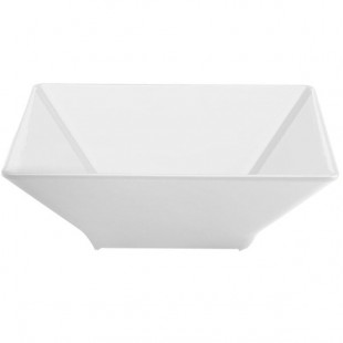 Elite Global Solutions M1212SQ Symmetry Display White 4.75 Qt. Square Melamine Bowl Elite Global Solutions M1212SQ Symmetry Display White 4.75 Qt. Square Melamine Bowl