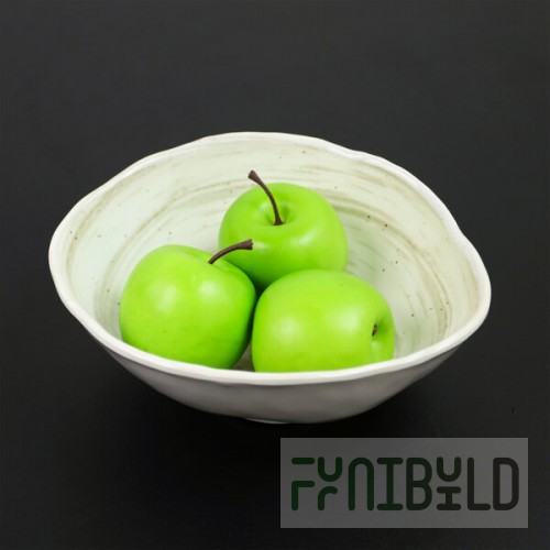 Elite Global Solutions D983OV Van Gogh Taupe 49 oz. Oval Melamine Bowl - 6/Case