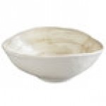 Elite Global Solutions D983OV Van Gogh Taupe 49 oz. Oval Melamine Bowl - 6/Case