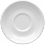 Elite Global Solutions B514SB-W Merced 12 oz. White Round Melamine Bowl with Handle - 12/Case