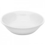 Elite Global Solutions B514SB-W Merced 12 oz. White Round Melamine Bowl with Handle - 12/Case
