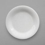 Elite Global Solutions B514SB-W Merced 12 oz. White Round Melamine Bowl with Handle - 12/Case