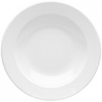 Elite Global Solutions B514SB-W Merced 12 oz. White Round Melamine Bowl with Handle - 12/Case