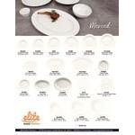 Elite Global Solutions B514SB-W Merced 12 oz. White Round Melamine Bowl with Handle - 12/Case