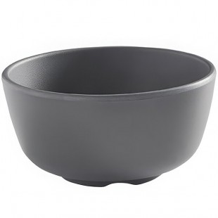 American Metalcraft MCB10GR Mix & Matte 10 oz. Matte Gray Melamine Bouillon Cup