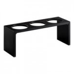 Cal-Mil 3332-10-96 Midnight Bamboo Black Square Crate Riser - 12