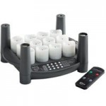 Sterno 60306 2.0 12 Piece Warm White Rechargeable Flameless Tea Light Set with EasyStack Charging Base, Power Adapter and Timer Remote Starter Kit Sterno 60306 2.0 12 Piece Warm White Rechargeable Flameless Tea Light Set with EasyStack Charging Base, Power Adapter and Timer Remote Starter Kit