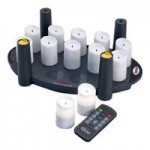 Sterno 60306 2.0 12 Piece Warm White Rechargeable Flameless Tea Light Set with EasyStack Charging Base, Power Adapter and Timer Remote Starter Kit Sterno 60306 2.0 12 Piece Warm White Rechargeable Flameless Tea Light Set with EasyStack Charging Base, Power Adapter and Timer Remote Starter Kit