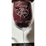 Acopa Select Flora 8 oz. Customizable Wine Glass - 12/Case
