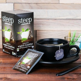 Steep By Bigelow Organic English Breakfast Tea Bags - 120/Case Steep By Bigelow Organic English Breakfast Tea Bags - 120/Case