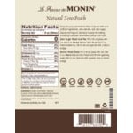 Monin Premium Zero Calorie Natural Peach Flavoring Syrup 1 Liter - 4/Case