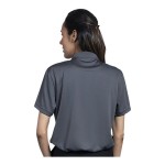 Uncommon Chef 51TJ01-R Women's Customizable Gray Short Sleeve Moisture Wicking Polo Shirt - Polyester - S