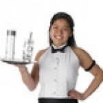 Henry Segal Women's White Halter Top Tuxedo Shirt with Wing Tip Collar - 2XS