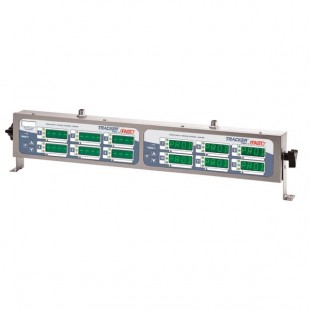 Kitchen Brains® TRACK2X6 (FAST.)® TRACKER Programmable Digital 12-Product 99 Hour Timer - 120V