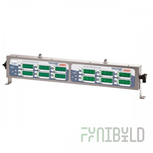 Kitchen Brains® TRACK2X6 (FAST.)® TRACKER Programmable Digital 12-Product 99 Hour Timer - 120V