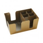 American Metalcraft BARC7 Antique Copper Satin Finish Bar / Coffee Caddy - 9 American Metalcraft BARC7 Antique Copper Satin Finish Bar / Coffee Caddy - 9