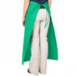 Intedge Green Poly-Cotton Bistro Apron with 2 Pockets - 38 Intedge Green Poly-Cotton Bistro Apron with 2 Pockets - 38