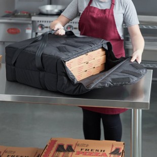 Vesture NextPhase Black Insulated Pizza Delivery Bag with Bio-PCM Technology, 18 Vesture NextPhase Black Insulated Pizza Delivery Bag with Bio-PCM Technology, 18